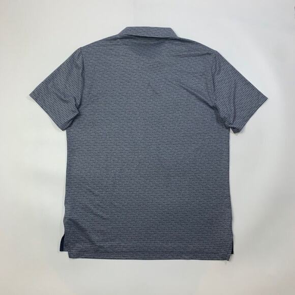 Nike Polo Shirt Mens M Navy Stretch Standard Fit Short Sleeve Performance Golf - Picture 3 of 9